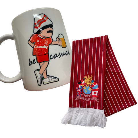 Supporters All Over The World Scarf And Minty Mug Bundle